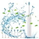 thumbnail image 1 of Cepillo de dientes eléctrico con 8 cabezas y 6 modos - 42.000 RPM, impermeable IPX7, recargable USB, temporizador inteligente de 2 minutos, blanco o rosa, 1 of 9