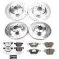 thumbnail image 3 of PowerStop Front and Rear Z26 Street Warrior Carbon-Fiber Ceramic Brake Pad and Drilled and Slotted Rotor Kit Fits: BMW Select Models K4094-26, 3 of 9