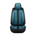 thumbnail image 3 of Maidao 2 Pcs Housses de Siège Auto Sièges avant Seulement pour Jeep pour Commander 2005-2010 2 Sièges Cuir Compatible avec Coussin Gonflable Résistant à l'Eau Ensemble avant Coussin Protecteur Noir et Rouge, 3 of 9