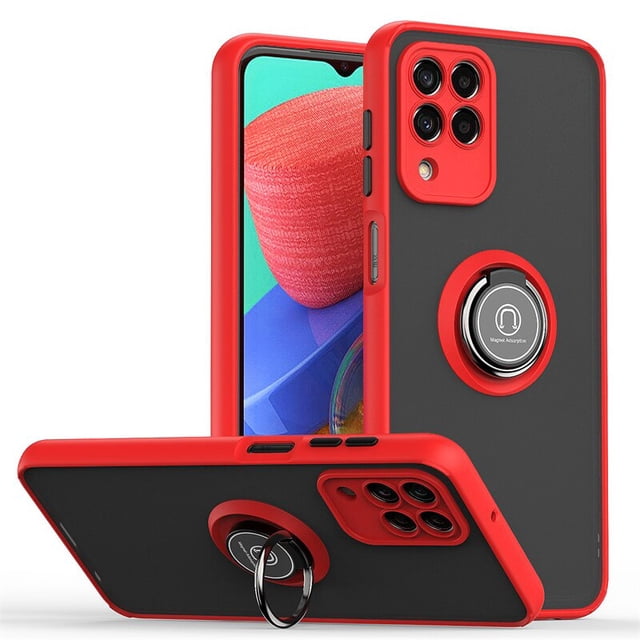 Funda de teléfono con anillo de Metal para Samsung Galaxy M13, M23, M33, M53, M21, M31, M51, M62, M30S, M31S, F52, F62, cubierta trasera xuanjing unisex
