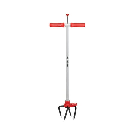 Corona 6  Steel Tines with Red ComfortGEL Grip SoilRIPPER Tiller