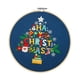 thumbnail image 5 of Kit de bordado navideño para adultos, paquete de materiales para punto de cruz, costura Árbol de Navidad, 5 of 9