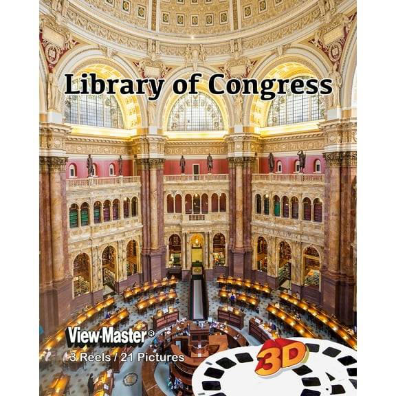 LIBRARY OF CONGRESS - ViewMaster 3 Reel Set