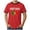 Brick Red, variant on Men's Portugal Flag Ringer T-Shirt - Patriotic Portuguese Graphic Tee, Crew Neck Short Sleeve Casual Portugal Pride Shirt for Sports Events & National Celebrations (Blue, XXXXL)