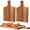 2Pack, variant on Bxaolu 2 Pcs Wood Cutting Board with Handle 11.4 x 7.8 Inch Acacia Wooden Serving Kitchen Chopping Boards for Pizza, Bread, Cheese, Charcuterie, Fruit, Vegetables(Brown)