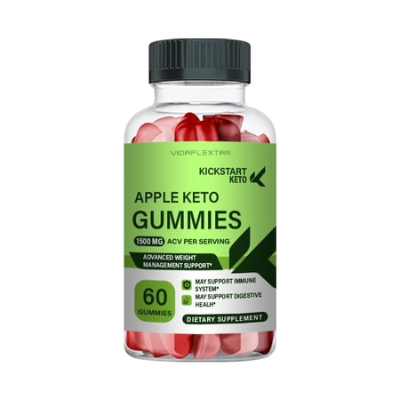 Kickstart Keto Gummies - KickStart Keto, Apple Keto Weight Management Support Gummies (Single)