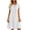 White, variant on Tqcoqu Womens Summer Tie Neck Midi Dresses,Short Sleeve Bow Tie Front Long Dress,Army Green Women's S-XXL