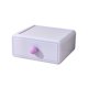 thumbnail image 2 of Organizador de escritorio estilo cajón | Caja de almacenamiento de plástico multicolor | Gran capacidad, apilable, cajón desmontable liso, resistente a manchas | Hogar, oficina, tocador, manualidades, 2 of 6