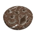 thumbnail image 1 of Balery Coffee pots Fundas de asiento para taburete de bar redondo de tela de terciopelo ajustables que protegen de arañazos y manchas para sillas de 14 a 17 pulgadas.-13 inch, 1 of 7