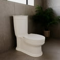 thumbnail image 6 of Swiss Madison Santorini White Ceramic Elongated 12in, 1.1/1.6 GPF Toilet, 6 of 15
