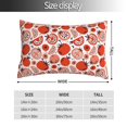 thumbnail image 2 of Goofa Hand Drawn Tomatoes Print Plush Throw Pillow Case, Soft Velvet with Hidden Zipper, Decorative Cushion Cover for Sofa, Bed, Car, and Home Décor-16"x24", 2 of 6