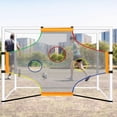 thumbnail image 1 of Colaxi Football Throwing Net Nylon Soccer Goal Training Target for Practice Schools 5x2m, 1 of 8