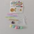 thumbnail image 6 of GIKZAUSING Plastic cake decorations with Rainbow Toppers, Colorful Candles, Balloon Sticks, and Happy Birthday Card, 6 of 7