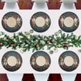 thumbnail image 7 of GZHJMY Cute Christmas Gnome Placemats Set of 1 Non-Slip Heat Resistant Dining Table Place Mats Washable Kitchen PVC Weave Table Mats Table Mat, 7 of 7