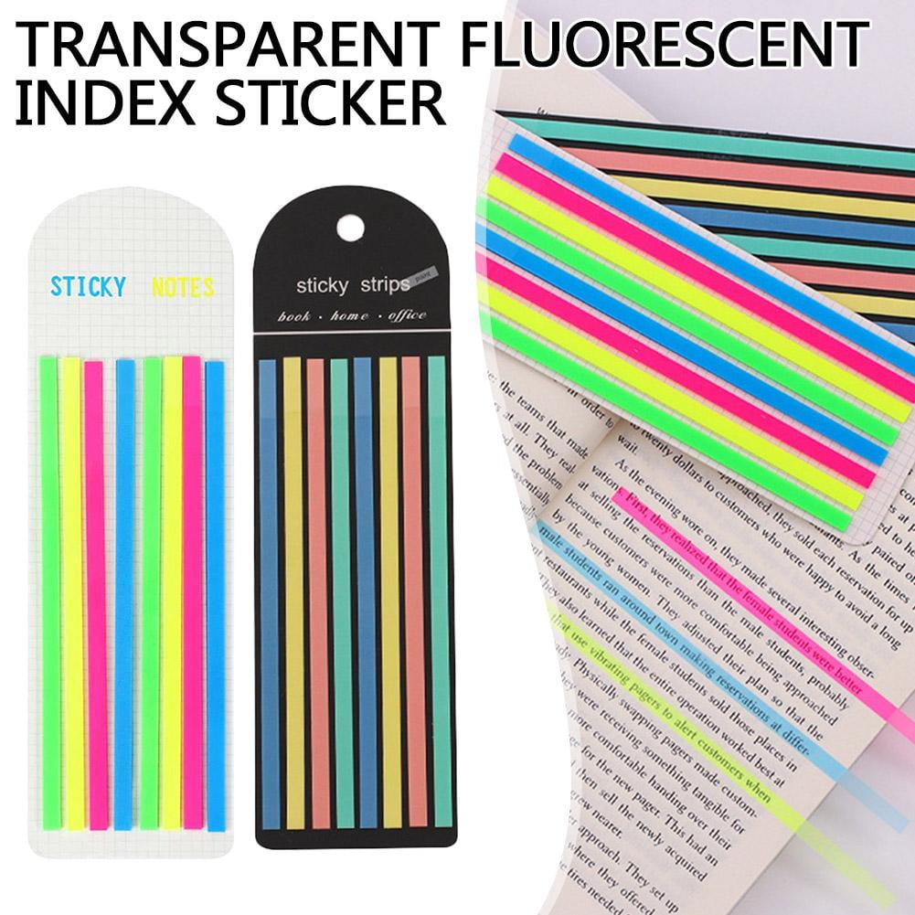 Dropship Extremely Fine Long Strip Index Stickers, Bible Reading Stickers,  Student Marking Index Transparent Sticky Notes to Sell Online at a Lower  Price