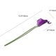 thumbnail image 2 of 20 flores artificiales de seda de lirio de cala ZHAOCHENG 13,4 pulgadas color morado, 2 of 5