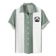 thumbnail image 1 of Men's Hawaiian Printed Button Short Sleeve Shirts Men's Casual Fashion Short Sleeve Shirts 4XL, 1 of 4