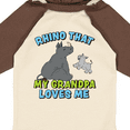 thumbnail image 4 of Inktastic Rhino That My Grandpa Loves Me with Cute Rhinos Boys or Girls Long Sleeve Baby Bodysuit, 4 of 5