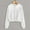 White, variant on Dyfzdhu Zip Up Hoodies for Women Casual Solid Color Long Sleeve Hooded Sweatshirt With Pocket Workout Tops, Black M