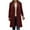 Wine Winter Coats for Women, variant on EOYWHK Long Jackets for Women Wool Trench Coats Single Breasted Windbreaker Notched Lapel Formal Casual Blazer Classic Outerwear