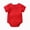 Red, variant on Ccpelsie Baby Infant Short Sleeve Bodysuit Soft Cozy & Adorable Outfit for Summer Red,3-6 Months