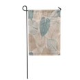 thumbnail image 1 of NUDECOR Fall with Leafs Abstract Autumn Botany Collection Contour Dirty Drawing Garden Flag Decorative Flag House Banner 12x18 inch, 1 of 1