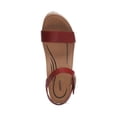 thumbnail image 4 of Aetrex Women's Sydney Quarter Ankle Strap Espadrille Wedge Sandals for Women, 4 of 7