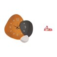 thumbnail image 1 of Reloj de pared,Reloj de pared moderno,reloj decorativo de pared,Reloj silencioso de madera,adorno de arte creativo y tranquilo,Escultura de ciervo,Estatuas de ciervos durmientes de, 1 of 8