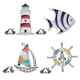 thumbnail image 1 of Set de broches con forma de faro náutico, velero, para mujer y hombre, 1 of 3