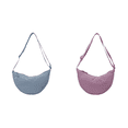 thumbnail image 1 of Bolso Bandolera Con Correa Ajustable para Mujer Viajes Al Aire Libre () Azul, 1 of 6