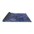 thumbnail image 2 of Ahgly Company Indoor Round Oriental Blue Industrial Area Rugs, 8' Round, 2 of 4
