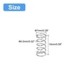 thumbnail image 2 of Unique Bargains Compression Spring, 5 Pack 304 Stainless Steel, 7mm OD, 0.5mm Wire, 15mm Length, 2 of 6