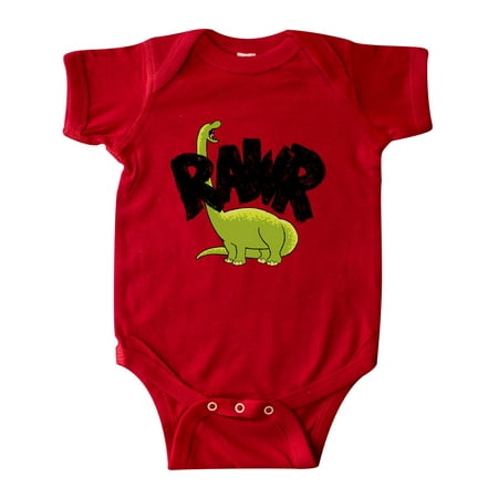 

Inktastic Lil Green Bronto Rawr!! Gift Baby Boy or Baby Girl Bodysuit
