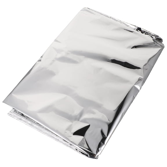 Yardwe 2Pcs Silver Table Cloth for Party Table Cover Waterproof for Home Decoration