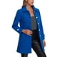 thumbnail image 4 of Abrigo de invierno para mujer con cuello Peter Pan, trench y abrigo de guisante en azul real, 4 of 6