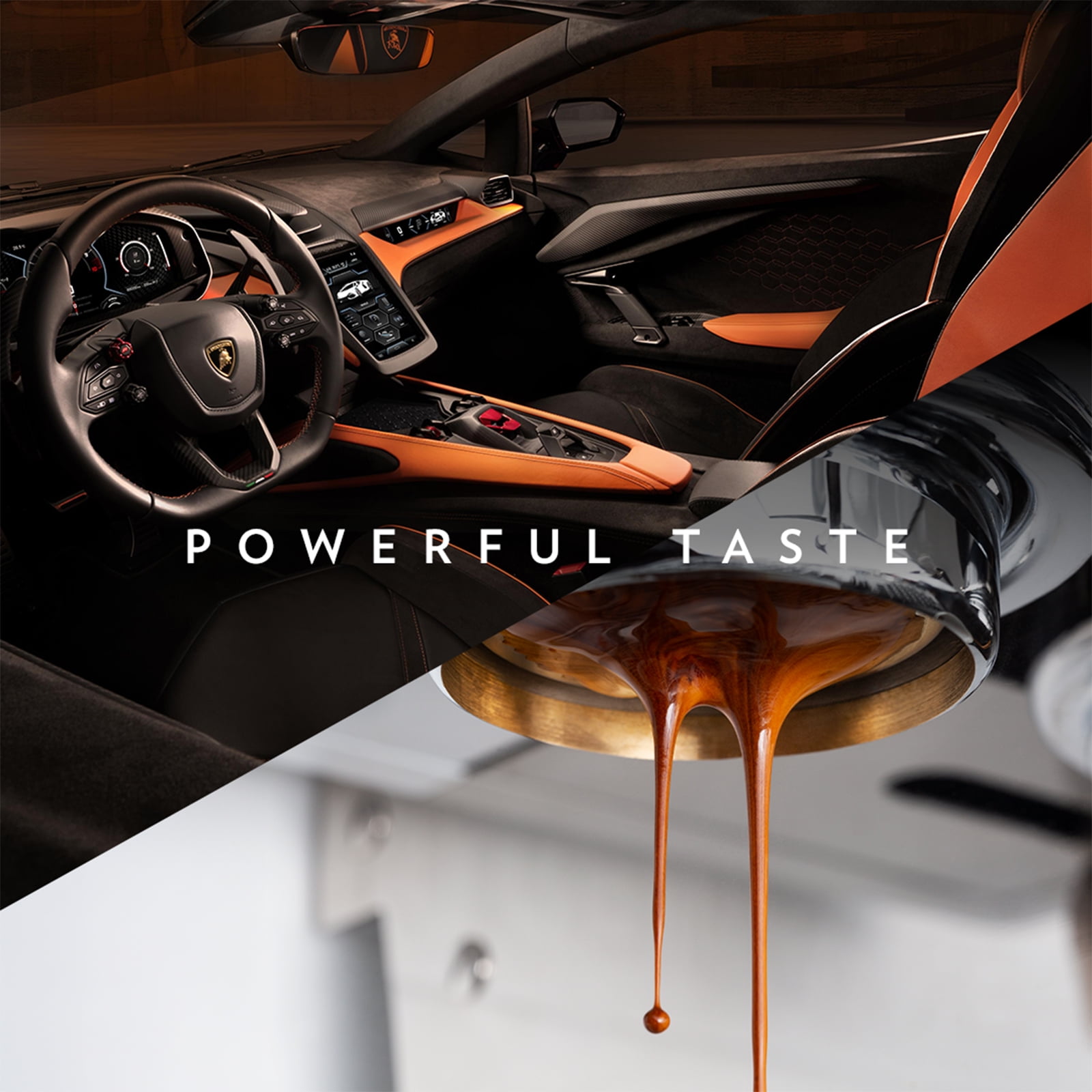 Lavazza Espresso for Automobili Lamborghini Whole Bean, Dark Roast, Arabica and Robusta Blend, 2.2 lb Bag