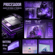 thumbnail image 2 of Laptop Gamer LENOVO LOQ 15ARP9 Nvidia GeForce RTX 4050 6GB AMD Ryzen 5 7235HS 16GB DDR5 512GB SSD Pantalla 15.6" IPS FHD 144Hz Windows 11 Teclado Ingles, 2 of 6