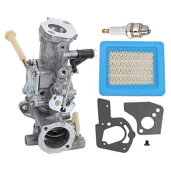 498298 Carburador 491588S 491588 Filtro de aire para Stratton 692784 495951 490533 495426 con tapón de gasolina