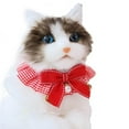 thumbnail image 4 of Cheers.US Pet Collar Plaid Pattern Dress-up Lace Cute Pet Cats Dogs Bowknot Collar Pet Supply Fine Workmanship,Pet Collar is Skin Friendly and Comfortable for Dog and Cat to Wear, 4 of 14