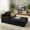 Black, variant on Sailvan Corduroy Upholstered Modern Sofa Couch,Comfy Sleeper Sofa Oversized Chaise Lounge Chair