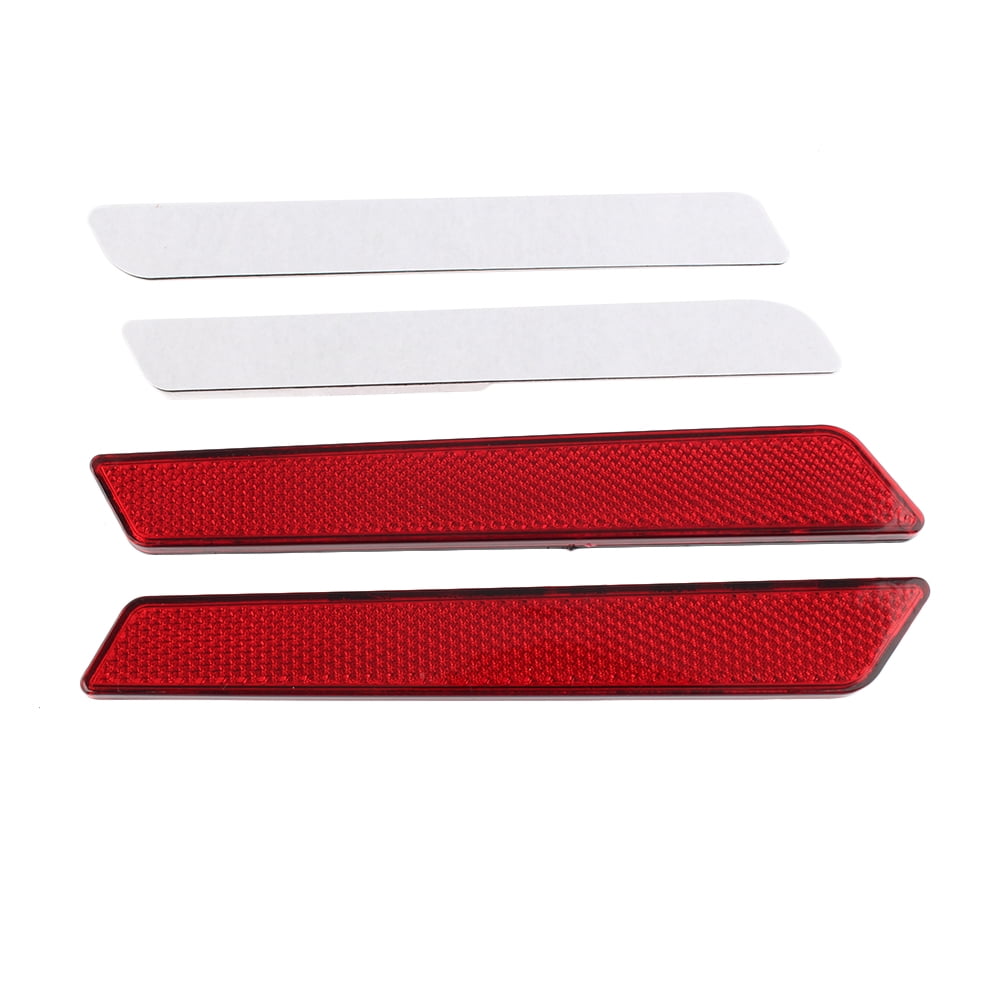 BFY Motor Saddlebag Saddle Bag Reflectors Strip Latch Cover Side