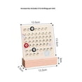 thumbnail image 4 of Fashion Perpetual Calendar DIY Ring Reusable Handmade Date Record Desk Calendar for Office Supplies Home Shops Decoration Accessories (white,Send a random sticker), 4 of 5