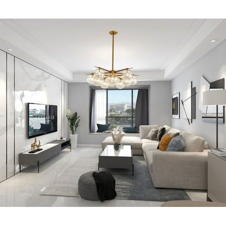 

CL7 Poke10 Bulb Chandelier