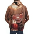 thumbnail image 6 of My Hero Academia Himiko Toga Mens Active Sweatshirts Cozy Hoodie 3d Graphic Sweater Casual Winter Clothes Tops Coat Large, 6 of 7