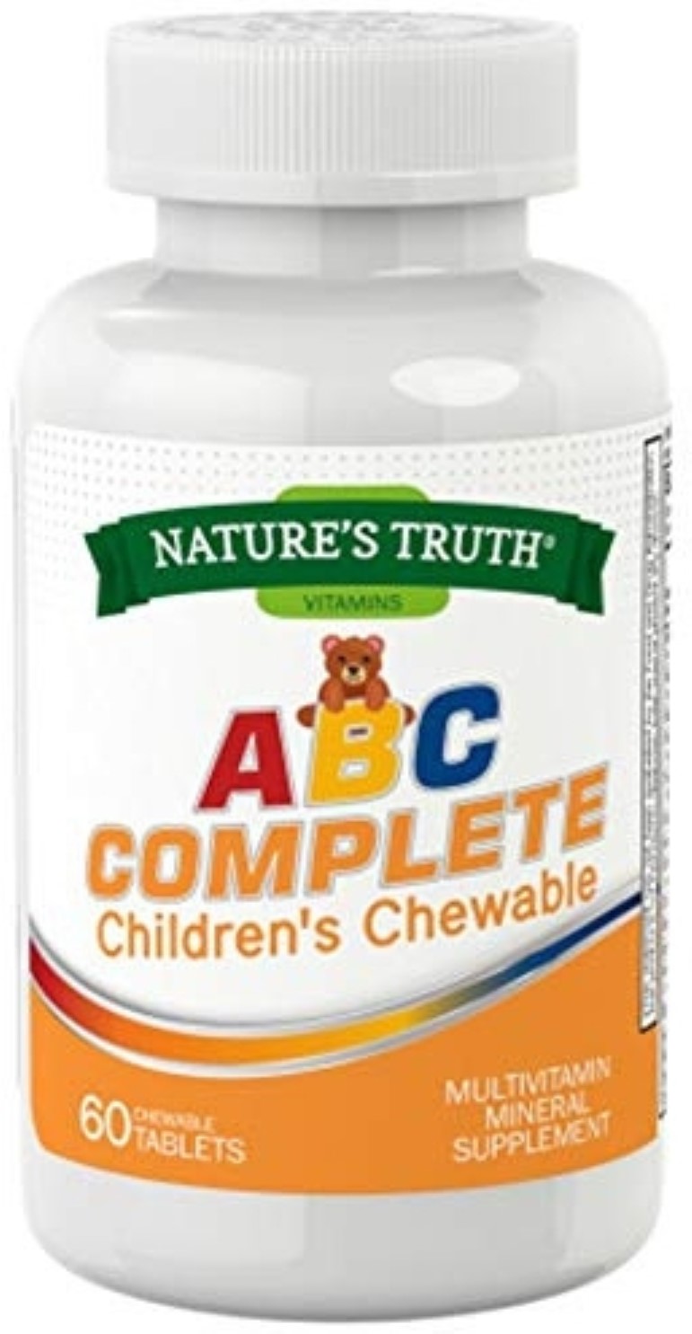 Nature's Truth ABC Complete Childrenâ€™s Chewable Multivitamin, 60 Each