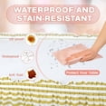 thumbnail image 4 of Wzzjkit Table Cloth Table Skirt Party Table Skirt Desk Skirt Falda Table Skirts for Rectangle Tables, 4 of 6