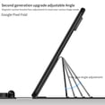 thumbnail image 2 of Premium Leather Protective Set for Samsung Z Fold5: Carbon Fiber Pattern Bluetooth Keyboard, Mouse, Touchscreen Pen & Case with Pen Slot - Lightweight, Scratch-Resistant, Magnetic Bracket for Stable, 2 of 6