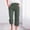 A_ Army Green, variant on Olyvenn Capri Pants for Women Dressy Casual 2025 Cotton Linen Summer Straight Wide Leg Drawstring Elastic Waist Cropped Trouser Beige S