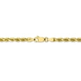 thumbnail image 4 of 10K Yellow Gold necklace Rope chain Diamond-cut 16 in 3.5 mm, 4 of 5