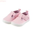 thumbnail image 2 of LYHaoo Girls Casual Canvas Shoes Soft Soled Slip-On Sneakers Kids Walking Shoes for Everyday Play,Pink,Sizes 8(6.26") Little Kid, 2 of 7